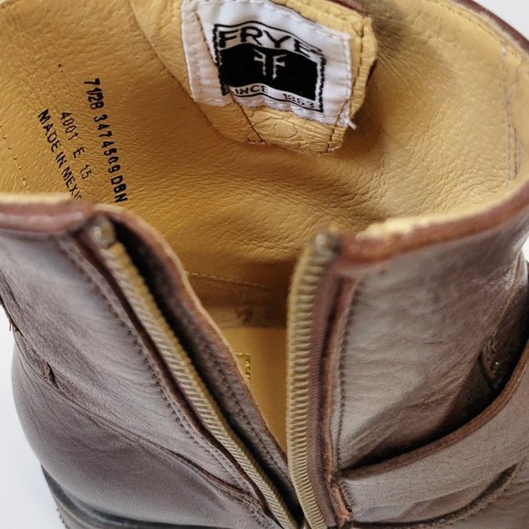 NWT Frye Women's Veronica 6" Shortie Boots Dark Brown - Picture 9 of 11